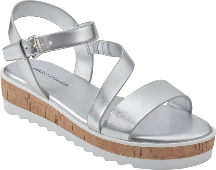 Marc Fisher Women's Grandie Treaded Flatform Wedge Sandals