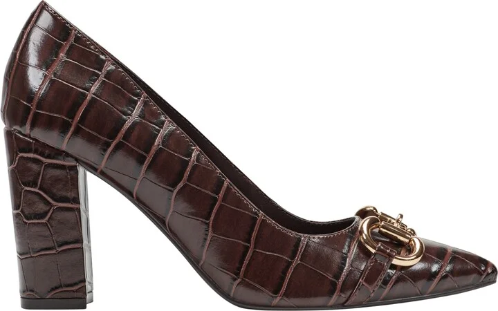 Marc Fisher Women's Gruff Bit High Block Heel Pumps - Image 10