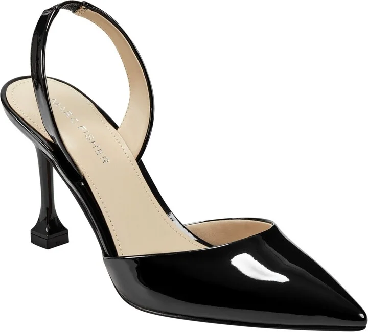 Marc Fisher Women's Hadya Pointy Toe Stiletto Slingback Pumps