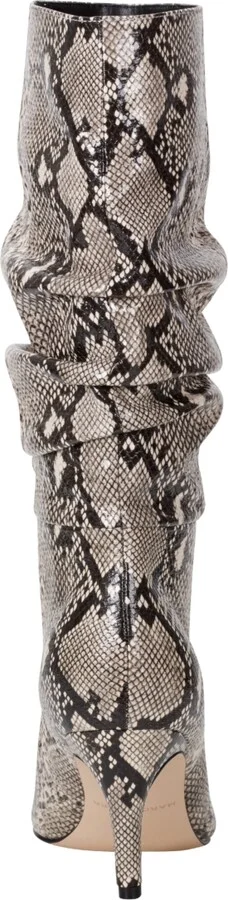 Marc Fisher Women's Idaley Stiletto Heel Pointy Toe Dress Boots - Black, Beige Snake Multi - Image 3