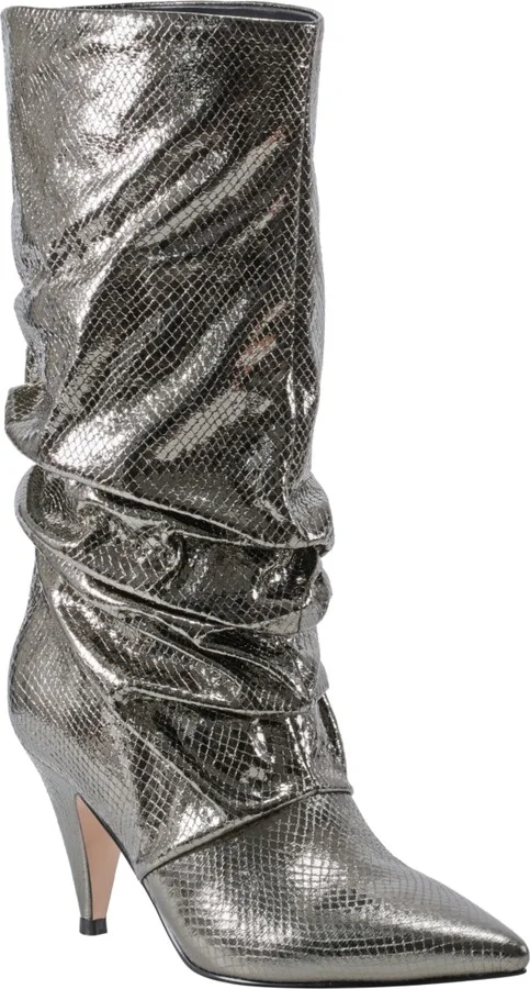 Marc Fisher Women's Kailee Pointy Toe Ruched Dress Boots