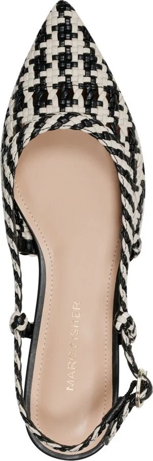 Marc Fisher Women's Kelysa Woven Slingback Flats - Image 8