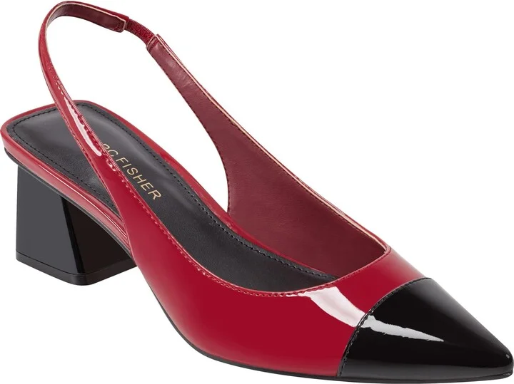 Dark Red/Black Patent 600