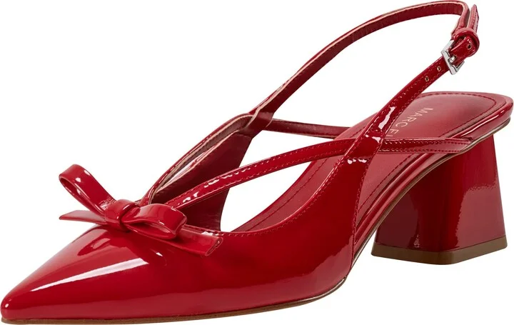 Dark Red Patent 600