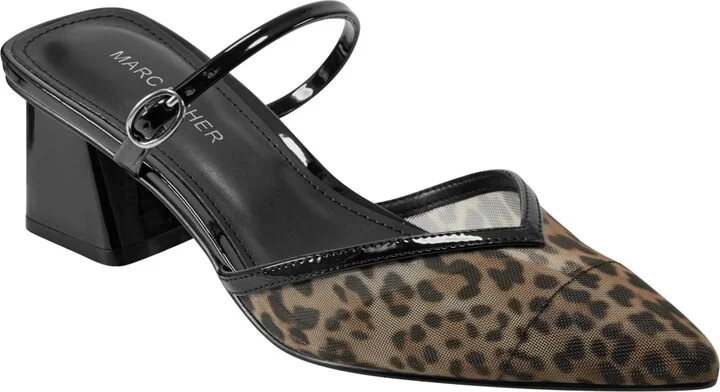Marc Fisher Women's Lakey Pointy Toe Block Heel Dress Pumps - Image 10