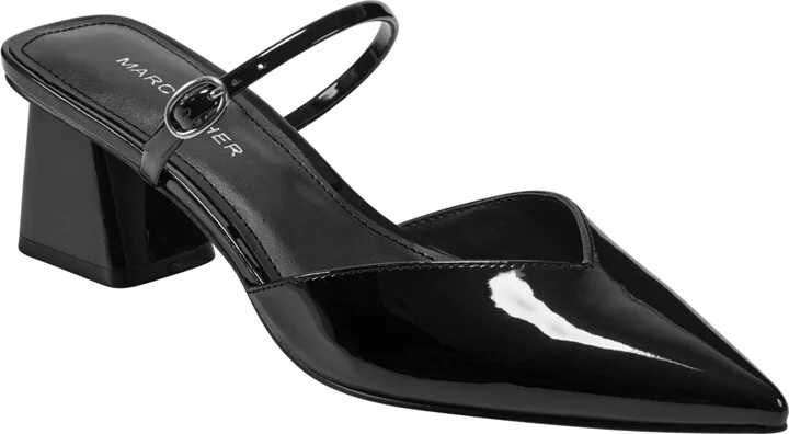 Marc Fisher Women's Lakey Pointy Toe Block Heel Dress Pumps