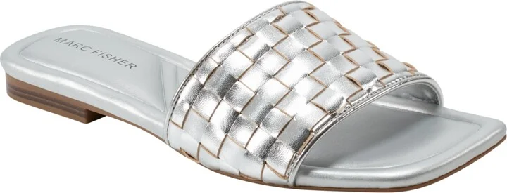 Marc Fisher Women's Lecee Square Toe Casual Sandals