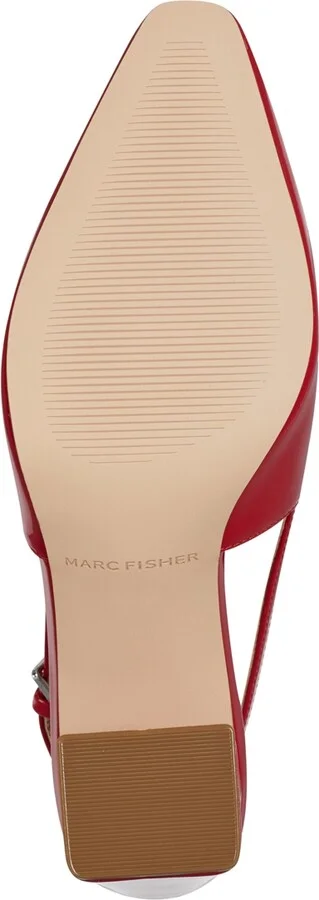Marc Fisher Women's Lethe Block Heel Pointy Toe Dress Pumps - Image 5