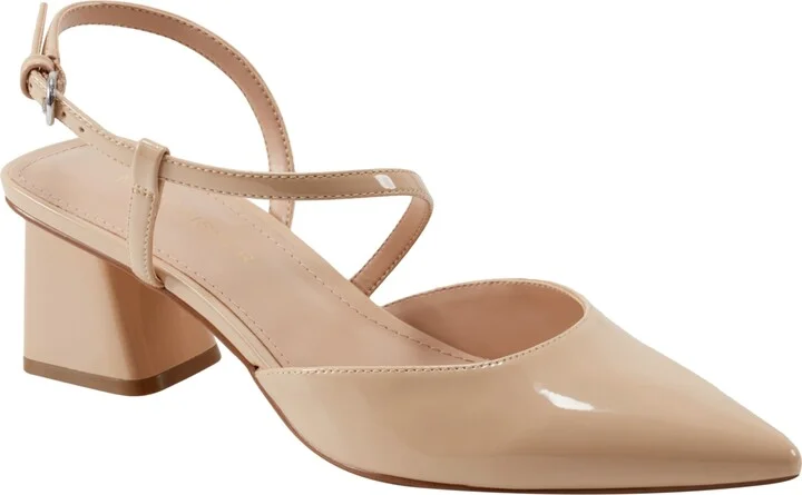 Marc Fisher Women's Loya Strappy Block Heel Pumps