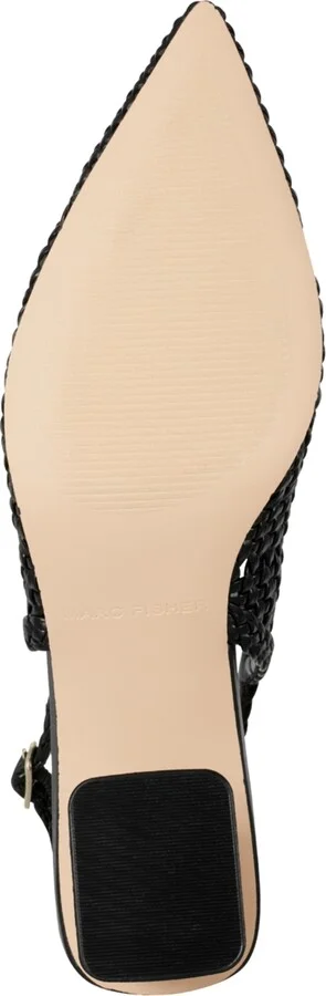 Marc Fisher Women's Lulia Woven Block Heel Slingback Pumps - Image 5