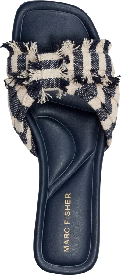 Marc Fisher Women's Orbit Knotted Flat Slide Sandals - Image 4