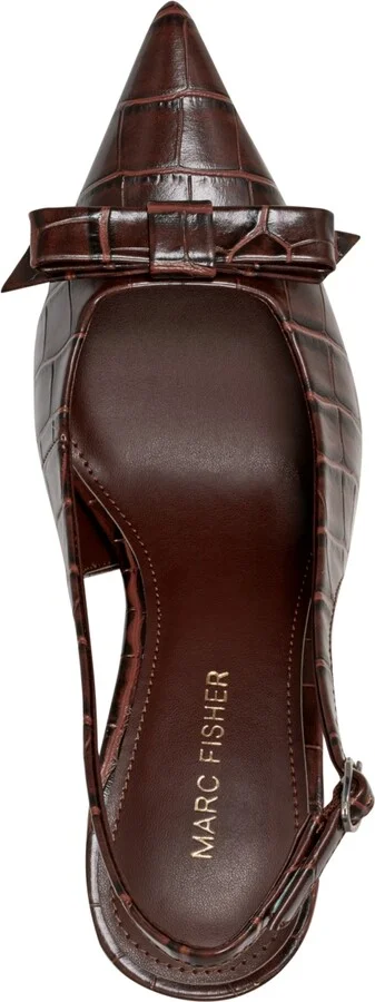 Marc Fisher Women's Rayma Bow Slingback Pumps - Image 4