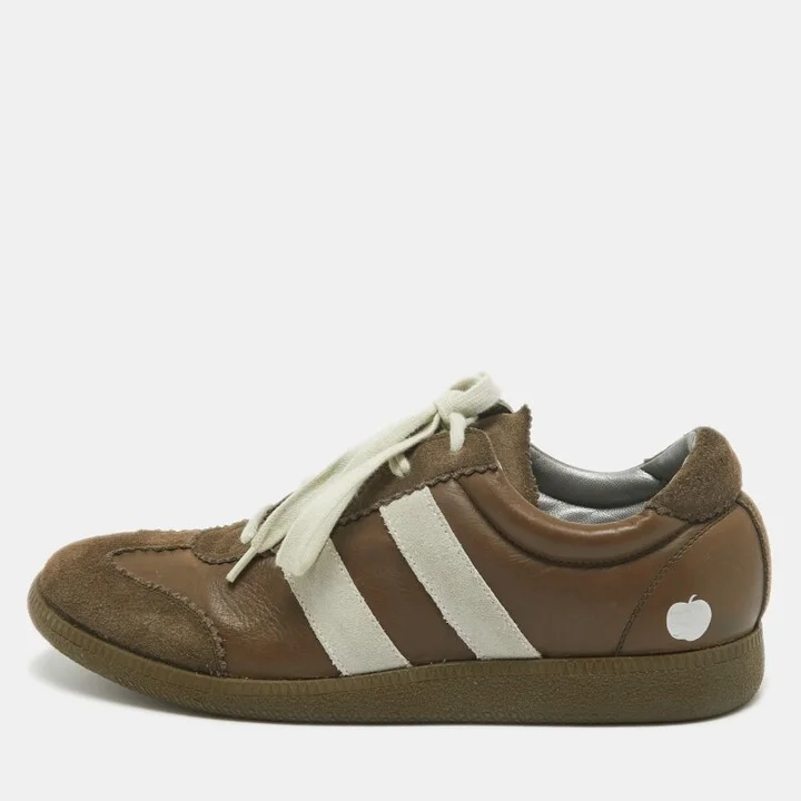Marc Jacobs Brown Suede Low Top Sneakers Size 42
