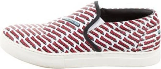 Pattern Prints, Red, White