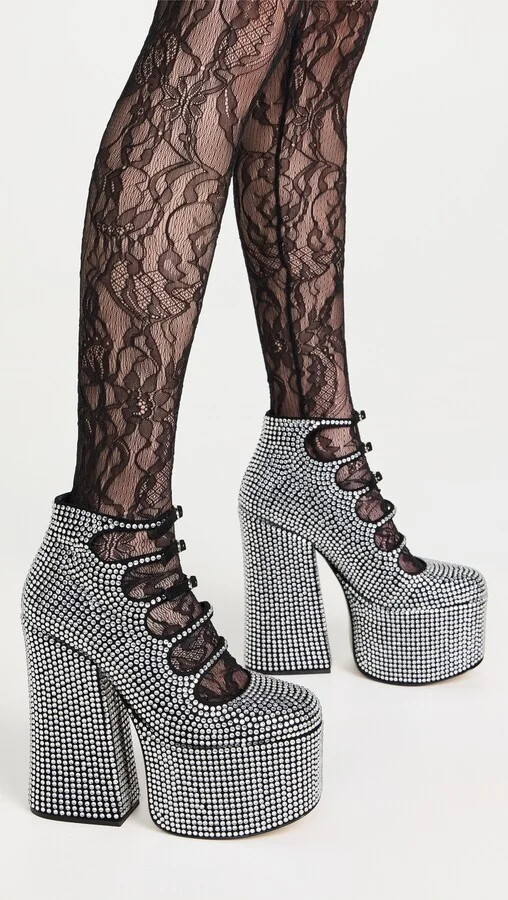Marc Jacobs Kiki Rhinestone Ankle Boots - Image 5