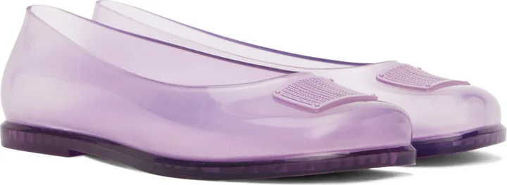 Marc Jacobs Purple Melissa Edition Ruby Ballerina Flats - Image 4