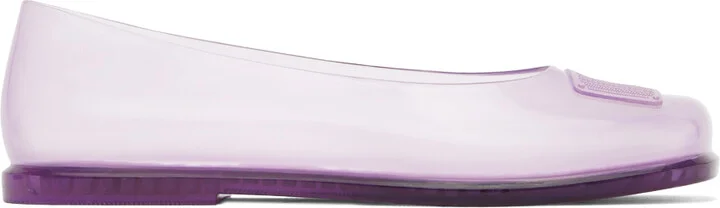 Marc Jacobs Purple Melissa Edition Ruby Ballerina Flats