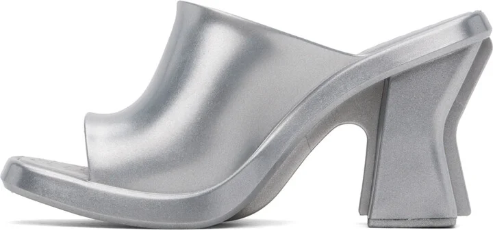 Marc Jacobs Silver Melissa Edition Heeled Sandals - Image 3