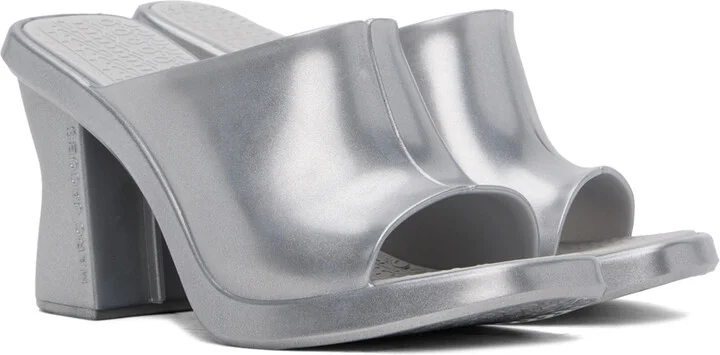 Marc Jacobs Silver Melissa Edition Heeled Sandals - Image 4