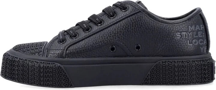 Marc Jacobs The Black Leather Woman'S Sneaker - Image 3