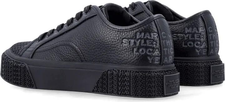 Marc Jacobs The Black Leather Woman'S Sneaker - Image 4