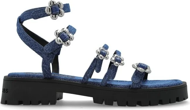 Marc Jacobs The Denim Daisy Gladiator Sandals