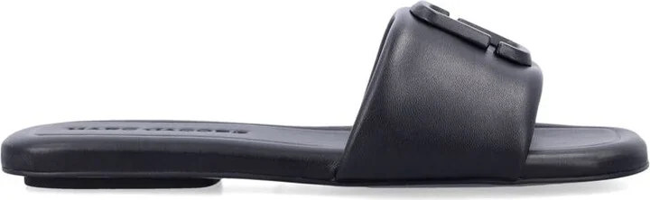 Marc Jacobs The J Marc Flat Leather Sandal