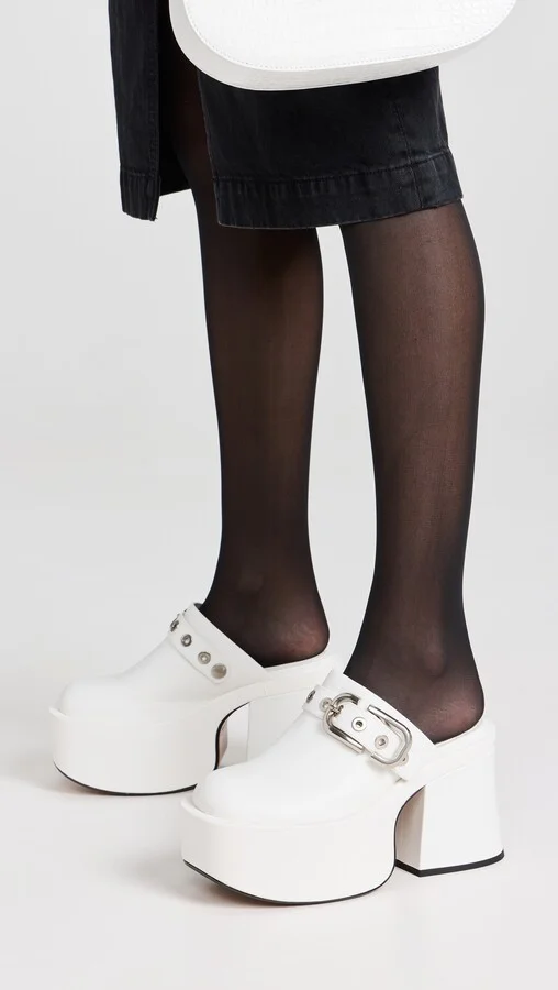 Marc Jacobs The J Marc Leather Clogs - Image 3