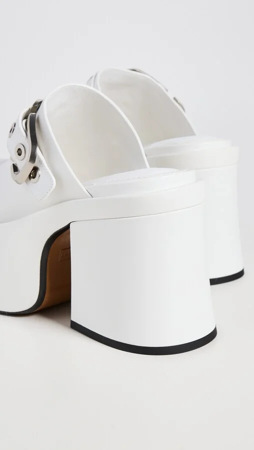 Marc Jacobs The J Marc Leather Clogs - Image 4