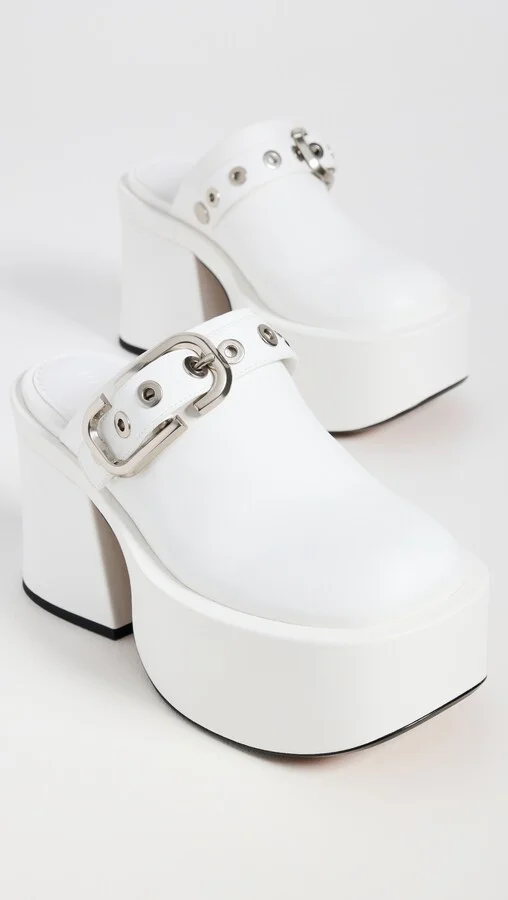 Marc Jacobs The J Marc Leather Clogs - Image 5