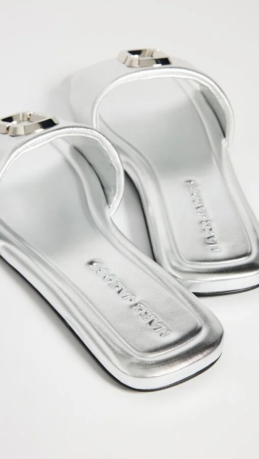 Marc Jacobs The J Marc Metallic Sandals - Image 3