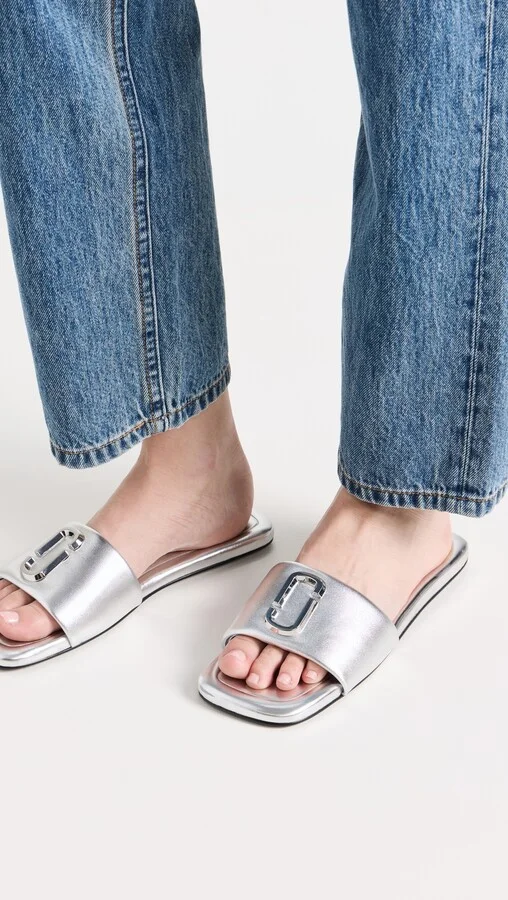Marc Jacobs The J Marc Metallic Sandals - Image 5