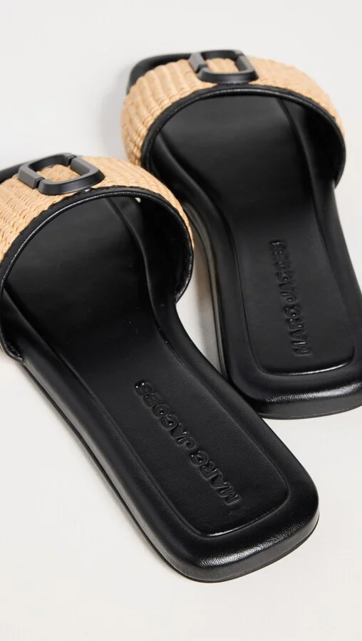 Marc Jacobs The J Marc Raffia Sandals - Image 2