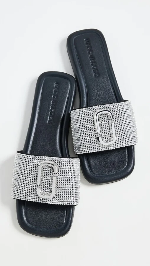 Marc Jacobs The J Marc Rhinestone Sandals - Image 2