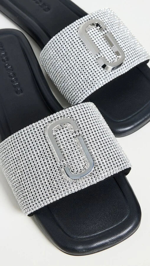 Marc Jacobs The J Marc Rhinestone Sandals - Image 4