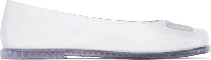 Marc Jacobs Transparent Melissa Edition Ruby Ballerina Flats