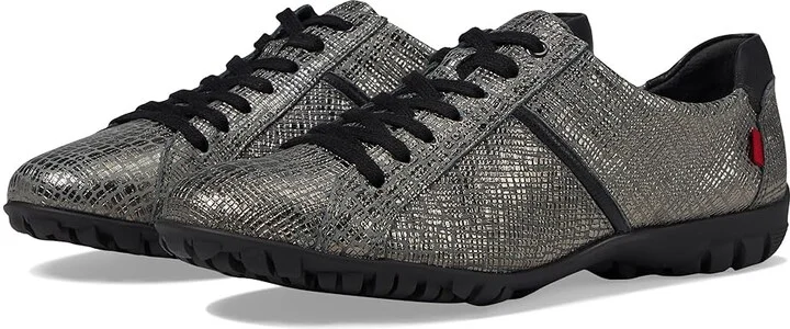 Marc Joseph New York Albany Golf Women's Shoes Metallic Pewter Gator : 6.5 M, Leather