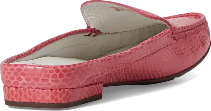 Marc Joseph New York Amsterdam Mule Women's Shoes Pink Snake : 6.5 M, Leather - Image 4