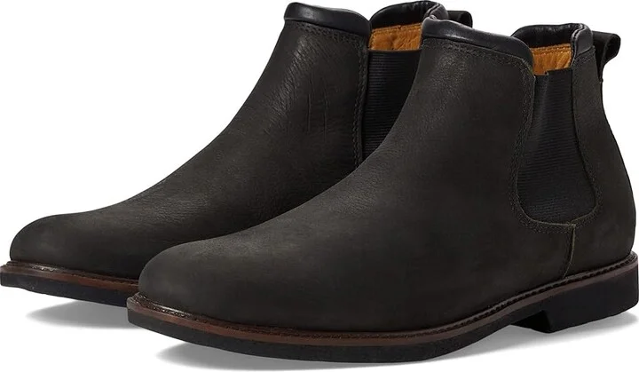 Marc Joseph New York Austin Men's Boots Black Washed Grainy : 8 M, Leather/Textile