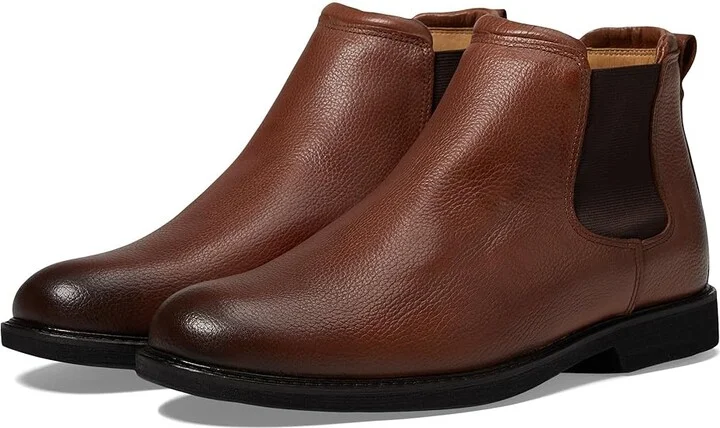 Marc Joseph New York Austin Men's Boots Cognac Grainy : 8 M, Leather/Textile