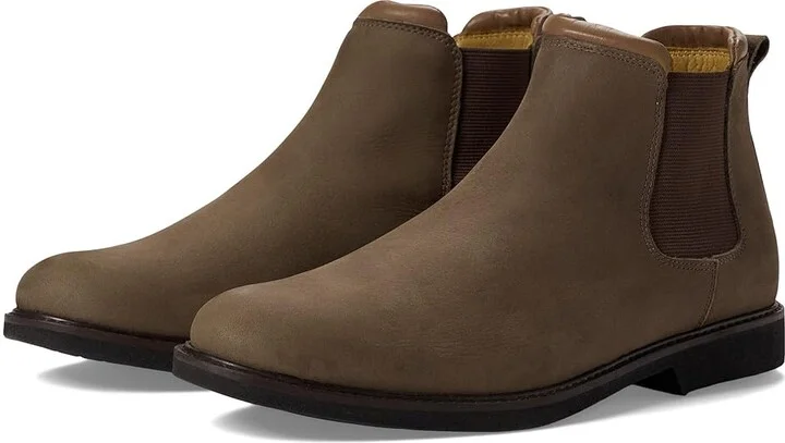 Marc Joseph New York Austin Men's Boots Truffle Washed Grainy : 8 M, Leather/Textile