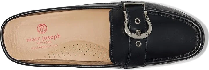 Marc Joseph New York Barbara ST Women's Clog Shoes Black Napa : 10 M, Leather - Image 2