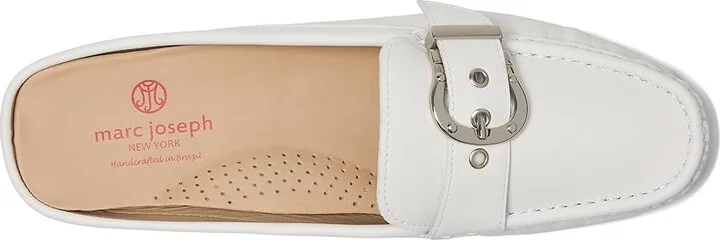 Marc Joseph New York Barbara ST Women's Clog Shoes White Napa : 8.5 M, Leather - Image 2