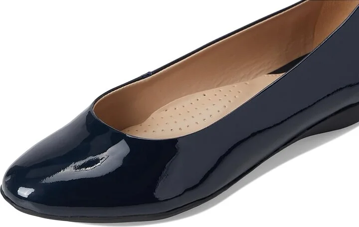 Marc Joseph New York Bedford ST Women's Shoes Navy Soft Patent : 7.5 M, Leather/Rubber - Image 7