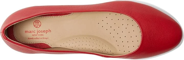 Marc Joseph New York Bedford ST Women's Shoes Red Napa : 6 M, Leather/Rubber - Image 2