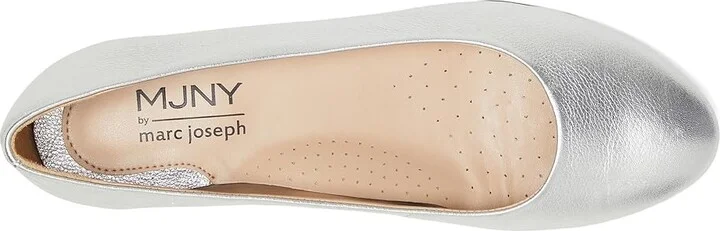 Marc Joseph New York Bedford ST Women's Shoes Silver Metallic Napa : 8.5 M, Leather/Rubber - Image 2