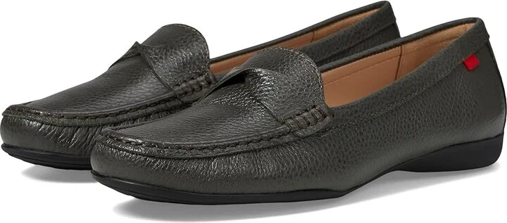 Marc Joseph New York Beverley Road Women's Shoes Dark Olive Grainy : 6.5 M, Nappa