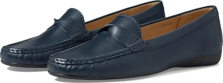 Marc Joseph New York Beverley Road Women's Shoes Navy Nappa : 5 M