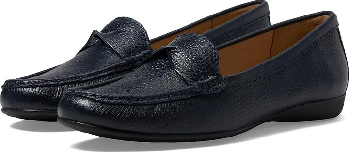 Marc Joseph New York Beverley Road Women's Shoes Navy Tumbled : 5 M, Leather