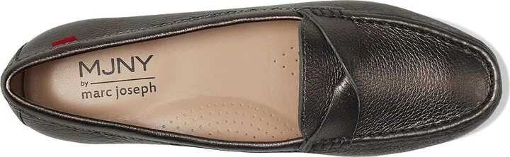 Marc Joseph New York Beverley Road Women's Shoes Pewter Metallic : 9.5 M, Nappa - Image 2